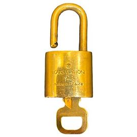 Louis Vuitton Padlock and Key Logo Metal medium