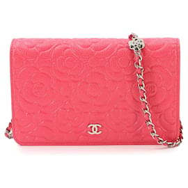 Portafoglio a catena Chanel Camellia