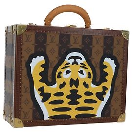 LOUIS VUITTON Monogram HUMAN MADE NIGO Cotoville 40 Trunk M20464 Auth BA14605SM