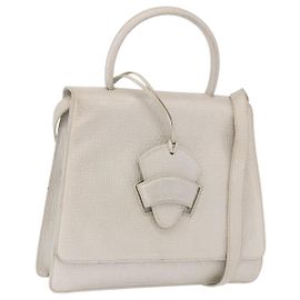 Borsa LOEWE Barcelona in pelle 2way Argento Auth ka5685V