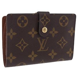 LOUIS VUITTON Monogram Porte Monnaie Billets Viennois Wallet M61663 Auth 180963A