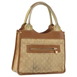 LOUIS VUITTON Monogram Mini Sac Catline Hand Bag Beige M92328 LV Auth bs36410