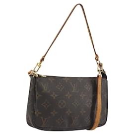 LOUIS VUITTON Monogram Pochette Accessoires Pouch M51980 LV Auth bs36587