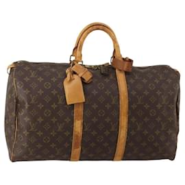 LOUIS VUITTON Borsa Boston Monogram Keepall 50 M41426 Auth LV 192676 - Louis Vuitton