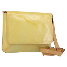 LOUIS VUITTON Borsa Thompson Street Monogram Vernis Grigia M91008 LV Auth 196204
