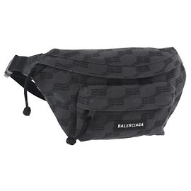 Borsa a tracolla BALENCIAGA Canvas Black Auth 195910A