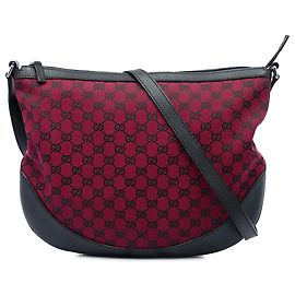 Sac à bandoulière en toile GG rouge Gucci