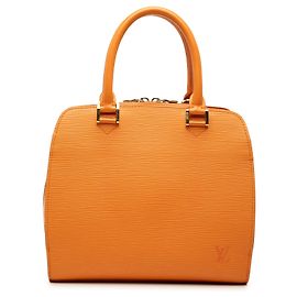 Borsa Louis Vuitton Epi Pont Neuf Arancione