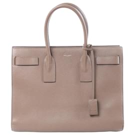 Saint Laurent Paris Sac de Jour Borsa a mano in pelle Marrone