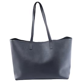 Saint Laurent Paris Sac Shopping Leather Tote bag in Black