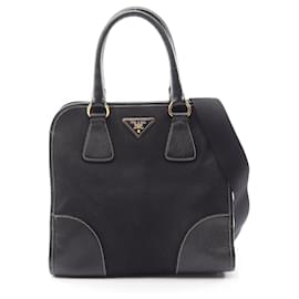 Borsa a mano 2-Way Prada PRADA con placca Triangle