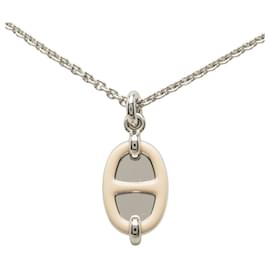 Collier pendentif chaîne Hermes Mini Maillon PM - Hermès