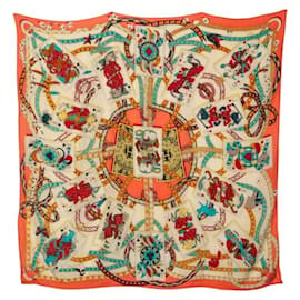 Hermès Pañuelo Hermes Carre 115 Dame de Coeur
