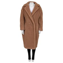 Abrigo Teddy Max Mara Marrón - Lujoso y Cálido Talla L Segunda Mano