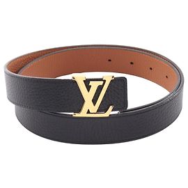 Louis Vuitton Ceinture LV Initials Madeleine Reversible Leather Belt