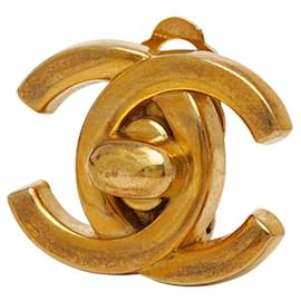 Orecchini vintage Chanel Coco Mark Turnlock Motif