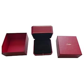 Cartier Red Leather Jewelry Box for Love Bracelet