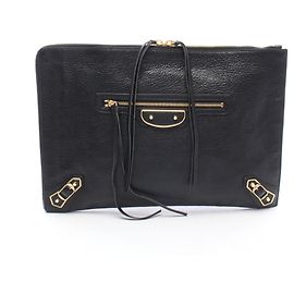 Borsa Balenciaga Classic Metallic Edge Second Bag