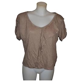 Weekend Max Mara Maglietta beige con volant