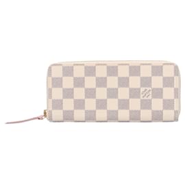 Louis Vuitton Portefeuille Clemence Damier Azur Long Wallet