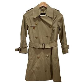 Autre Marque beautiful people Trench Coat con forro de leopardo