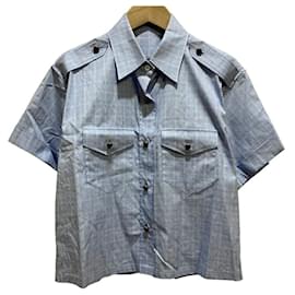Chemise à manches courtes Prada à motif Prince de Galles
