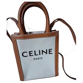 Borsa tote CELINE in tela e pelle - Céline