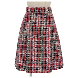 Falda Gucci de tweed y rayón