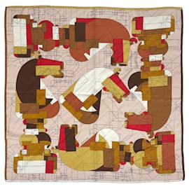 Foulard Hermes Carre 90 ECHEC AU ROI - Hermès