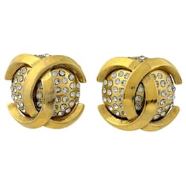 Chanel vergoldete Clip-Ohrringe