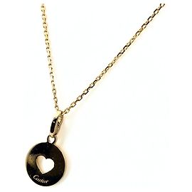 Collana con pendente Cartier Heart Medal in oro giallo 18K