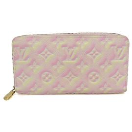 Carteira Zippy Louis Vuitton Monogram Empreinte em Light Pink