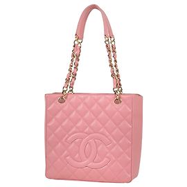 Chanel Pink Matelassé Tote Bag
