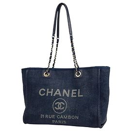 Borsa Tote con Catena Chanel Linea Deauville