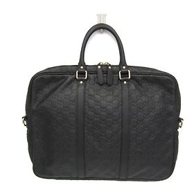 Borsetta in pelle da uomo Gucci Guccissima