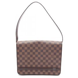 Borsa a tracolla Louis Vuitton Tribeca Carre Damier Ebene