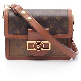 Borsa a tracolla Louis Vuitton Dauphine Mini Monogram Reverse