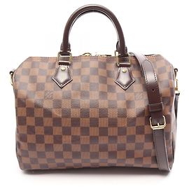 Borsa Louis Vuitton Speedy Bandoulière 30 Damier Ebene