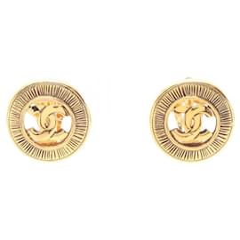 Orecchini a clip Chanel Coco Mark placcati in oro