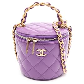 Borsa a mano 2-Way Chanel Matelassé Small Vanity