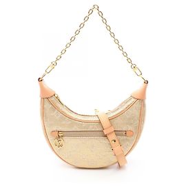 Borsa a tracolla 2 vie Louis Vuitton Loop Monogram in jacquard laminato