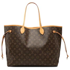 Louis Vuitton Brown Monogram Neverfull GM