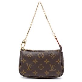 Louis Vuitton Brown Monogram Mini Pochette Accessoires