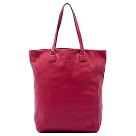 Borsa Shopper Anagram LOEWE in pelle rosa