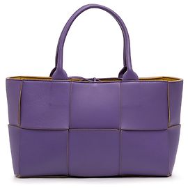 Bottega Veneta Tote Small Nappa Maxi Intrecciato Arco Viola