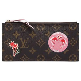 Louis Vuitton Brown Monogram World Tour Pochette Felicie Zippered Insert