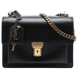 Saint Laurent Black Small Calfskin High School Crossbody