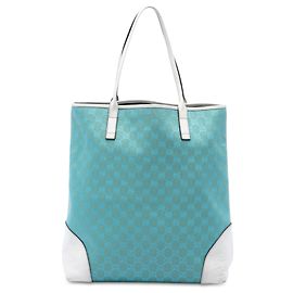 Gucci Tote aus blauem GG Canvas