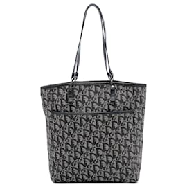 Tote Dior Blue Diorissimo Trotter Canvas
