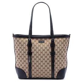 Borsa tote convertibile Gucci in tela GG beige